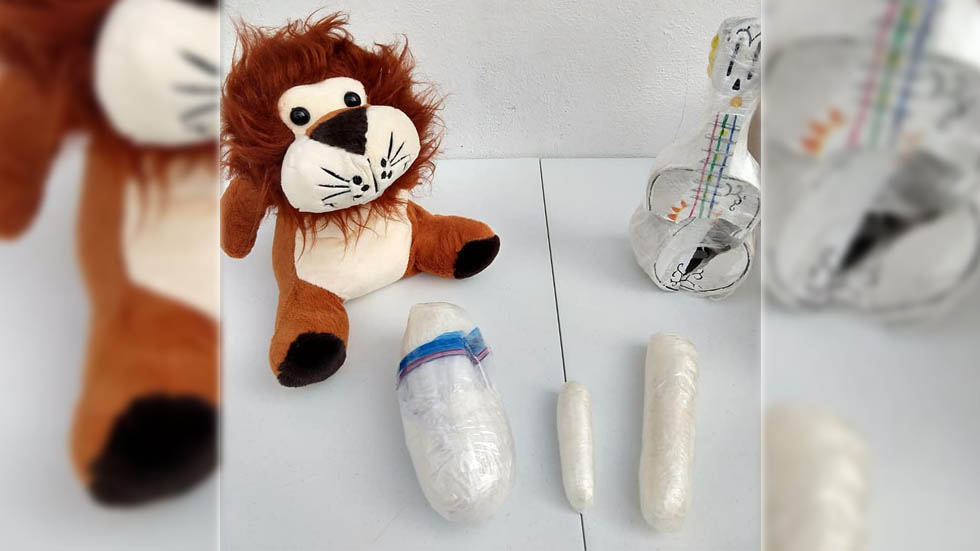 Hallan metanfetamina oculta en juguetes en Morelia - aseguran-droga-juguetes-morelia-tam