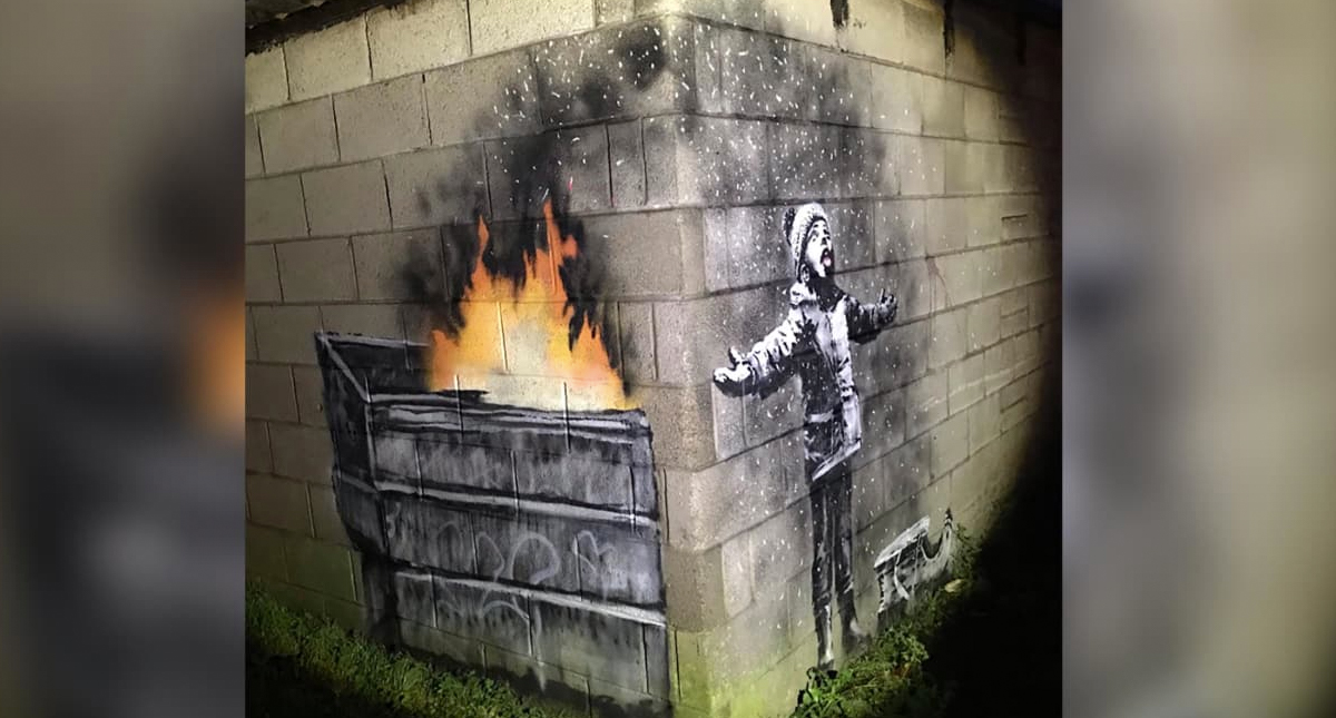 La nueva obra de Banksy en Gales