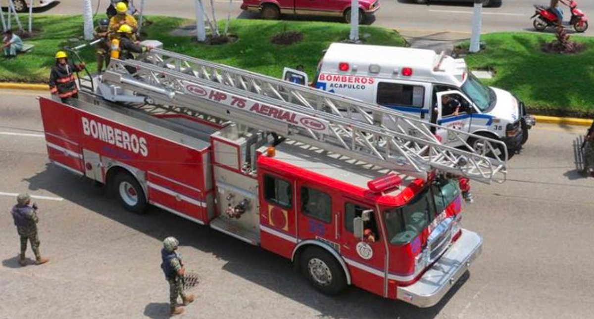 Conato de incendio en casa de Acapulco deja dos turistas intoxicados