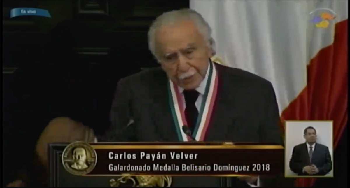 Sesión solemne para entregar Medalla de Honor Belisario Domínguez Sesión solemne para entregar Medalla de Honor Belisario Domínguez
