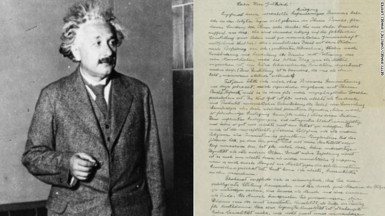 Subastan carta de Einstein que cuestiona existencia de Dios en 2.89 mdd - carta-einstein1