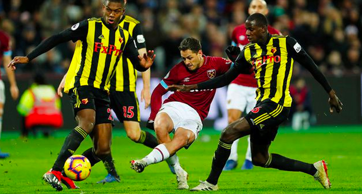 West Ham con un “Chicharito” sin puntería pierde 2-0 contra Watford