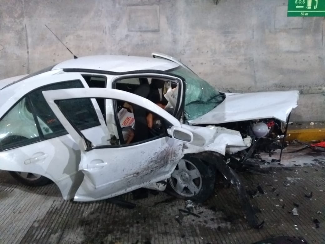 Choque deja una mujer muerta en Macrotunel de Acapulco - choque-macrotunel-1
