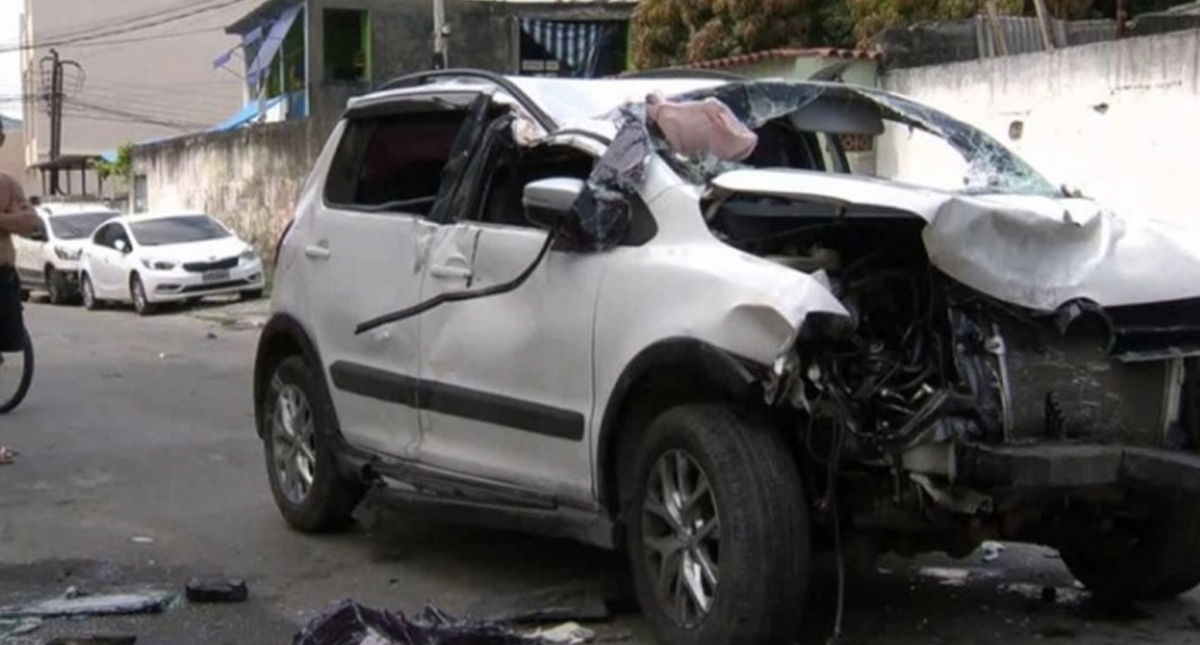 Persecución de ladrones deja cuatro muertos y cinco vehículos destruidos en Brasil