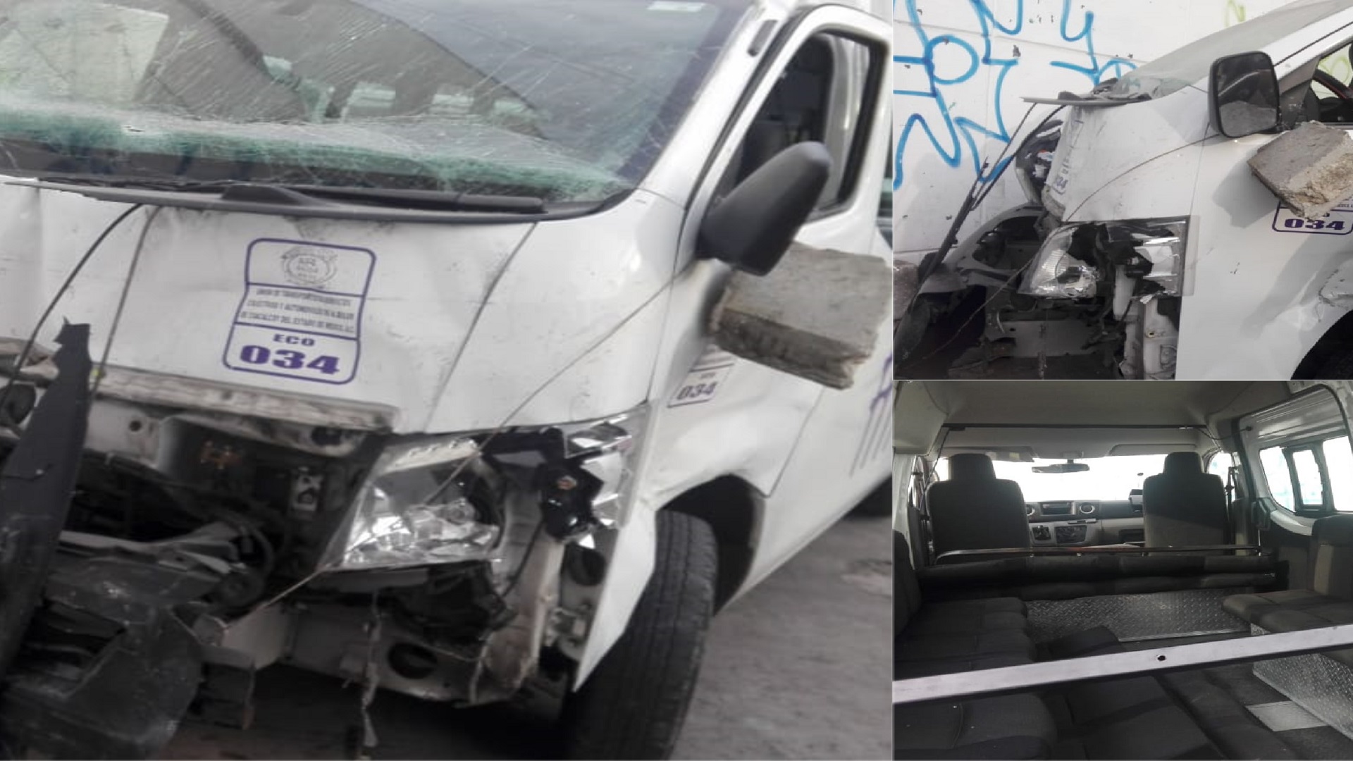 Choque de combi en Naucalpan deja siete heridos - combi-en-san-bartolo