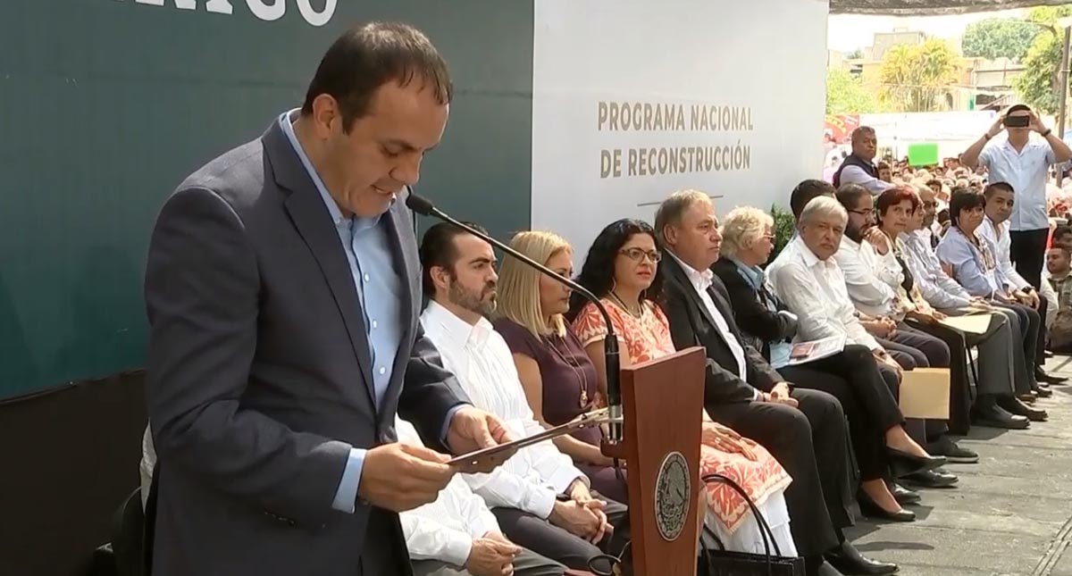 López Obrador promete evaluar el Plan de Reconstrucción mensualmente - cuauhtemoc-blanco