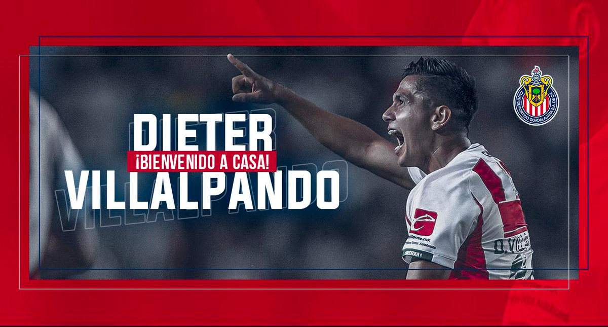 Chivas contrata a Dieter Villalpando para el Clausura 2019