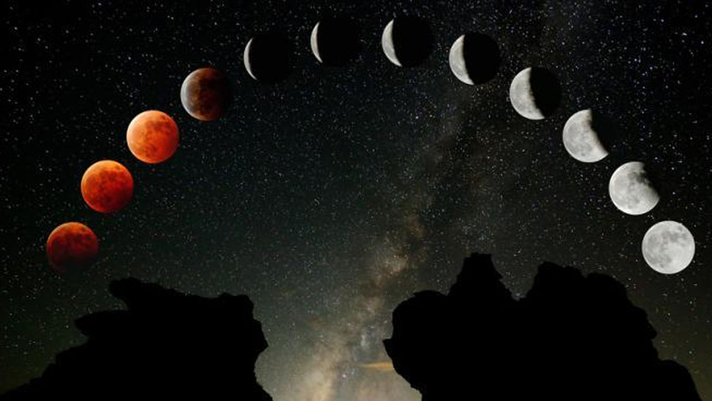 Eclipse total, superluna y luna de sangre en enero de 2019