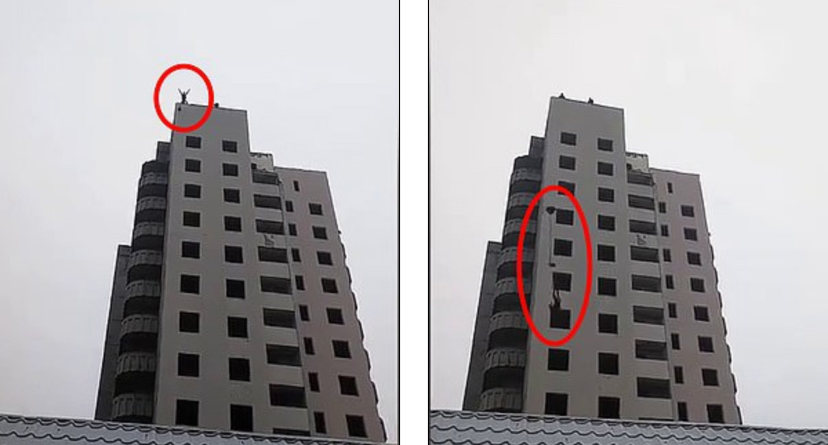 #Video Menor muere tras lanzarse con paracaídas hecho en casa