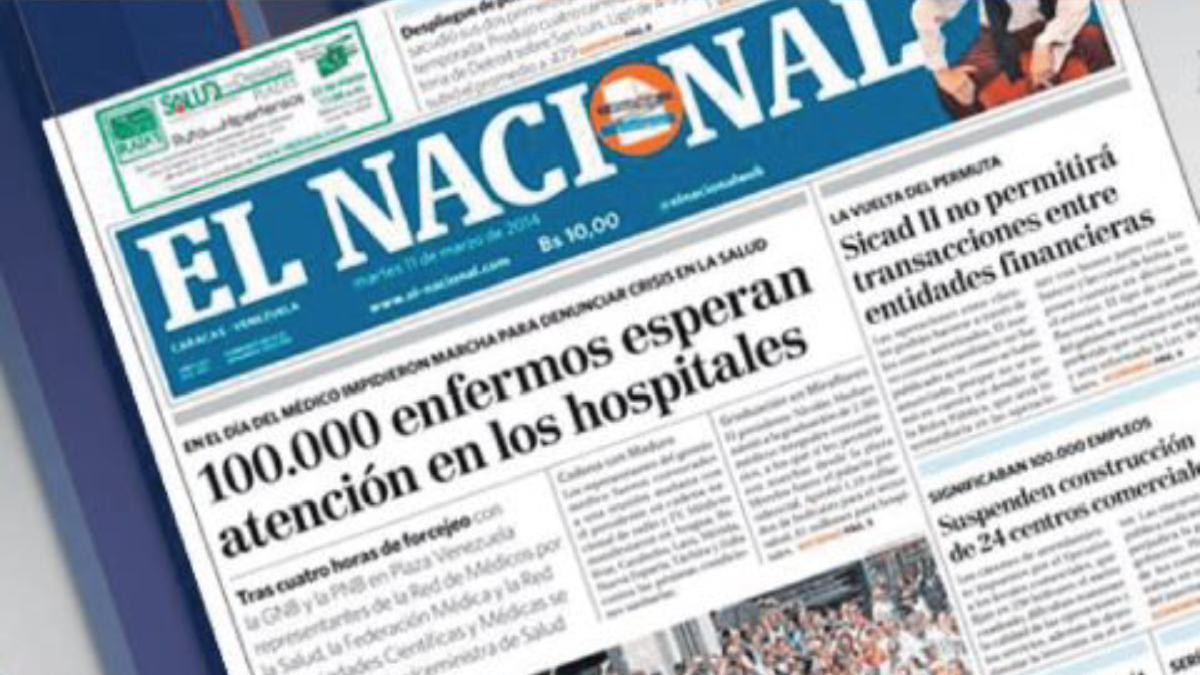 El Nacional de Venezuela dejará de imprimirse este viernes