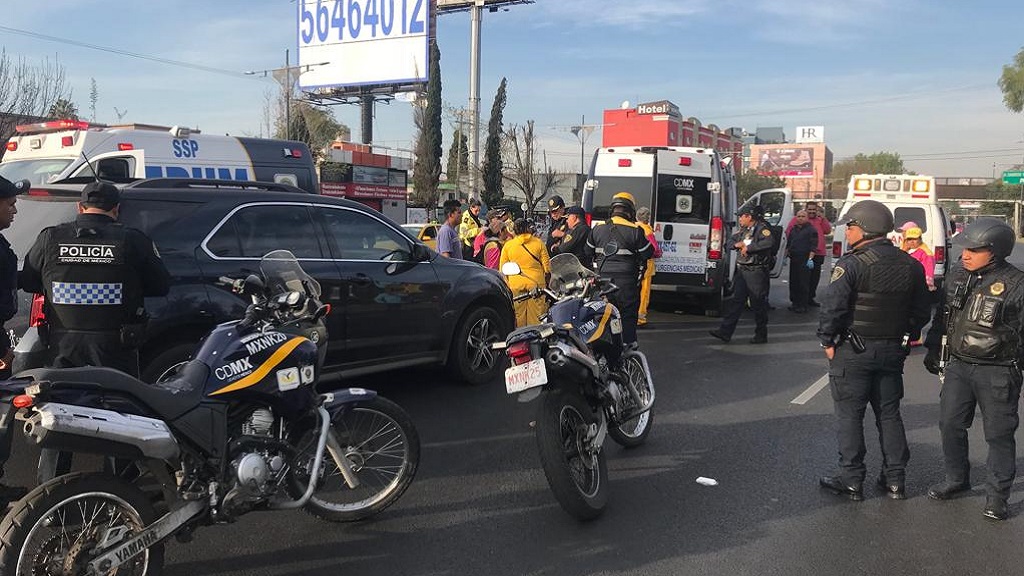 Atropellan a empleadas de limpieza sobre Viaducto Río de la Piedad