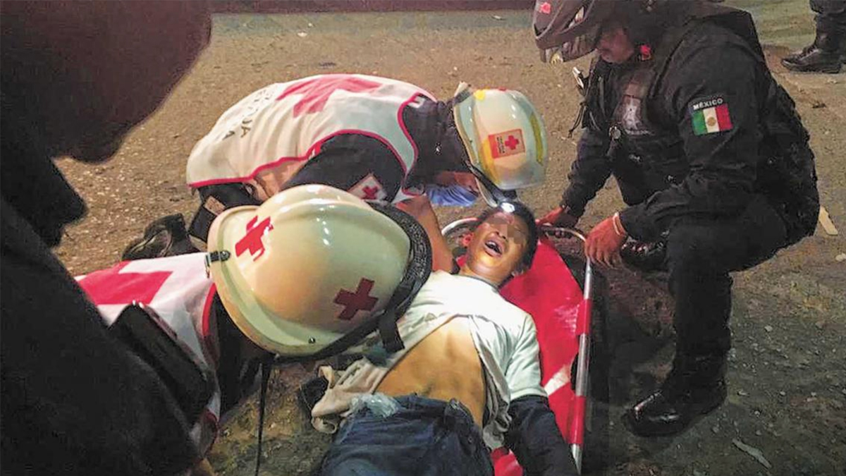 #Video Peatón dispara a joven que intentaba asaltarlo en Oaxaca