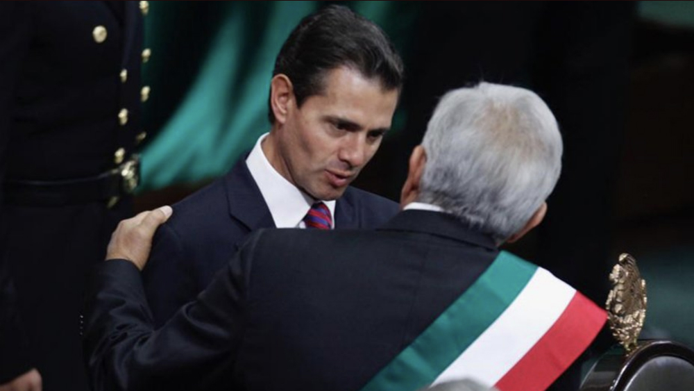 ¿A dónde fue Peña Nieto tras entregar la Banda Presidencial?