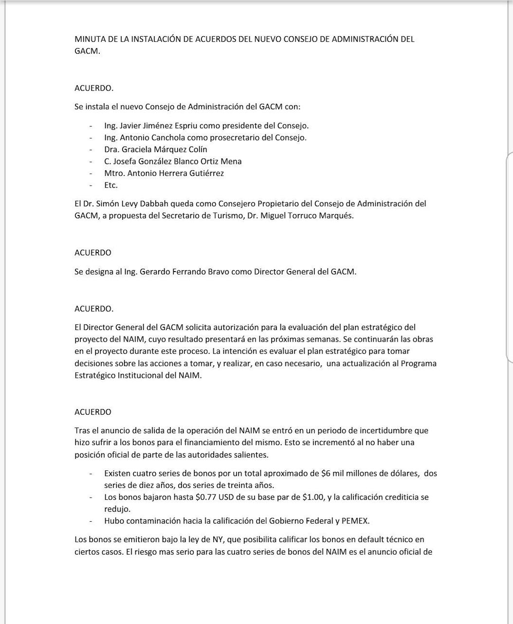 Grupo Aeroportuario decide continuar con obras del NAIM - gacm-naim