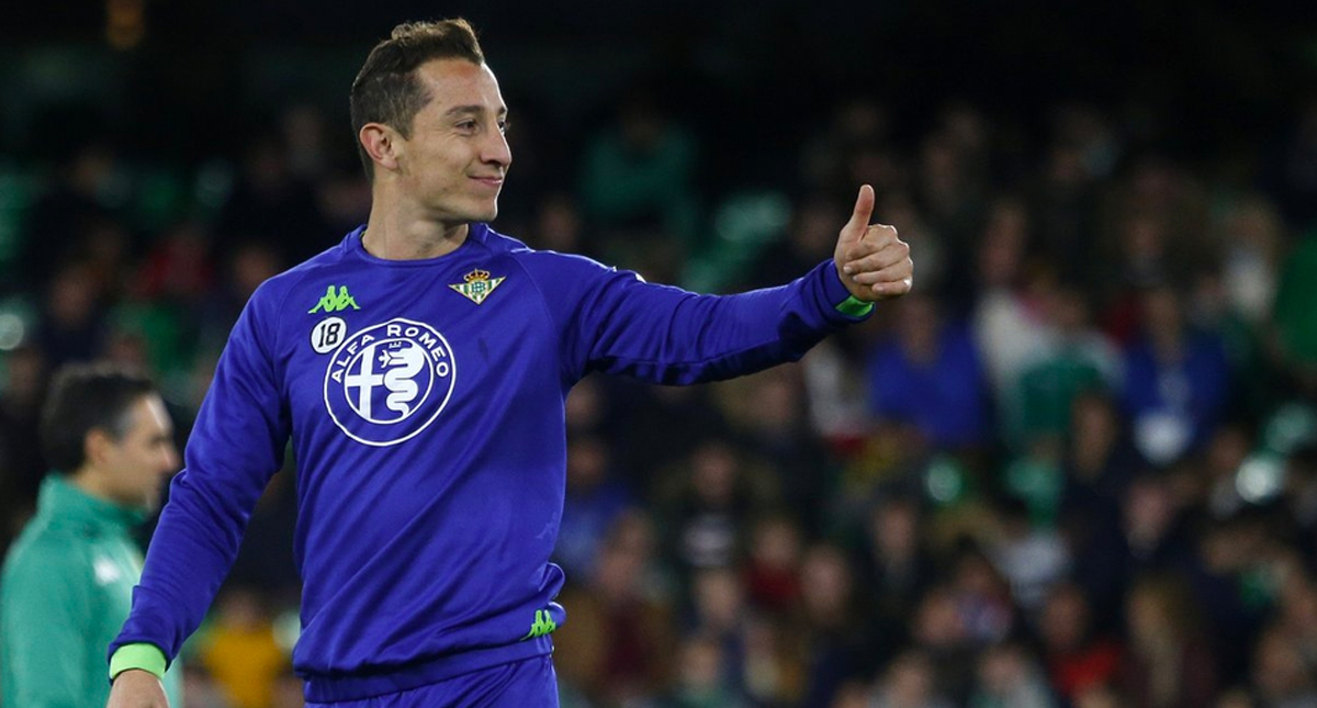 Guardado se recupera de lesión y regresa a los entrenamientos del Betis