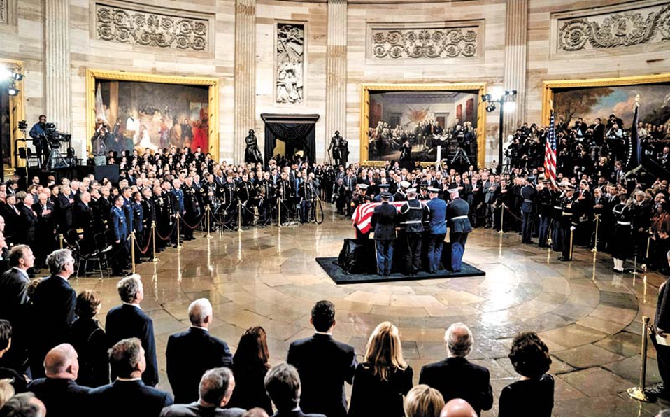 Washington presenta sus respetos a George H. W. Bush - homenaje-washington-george-h-w-bush