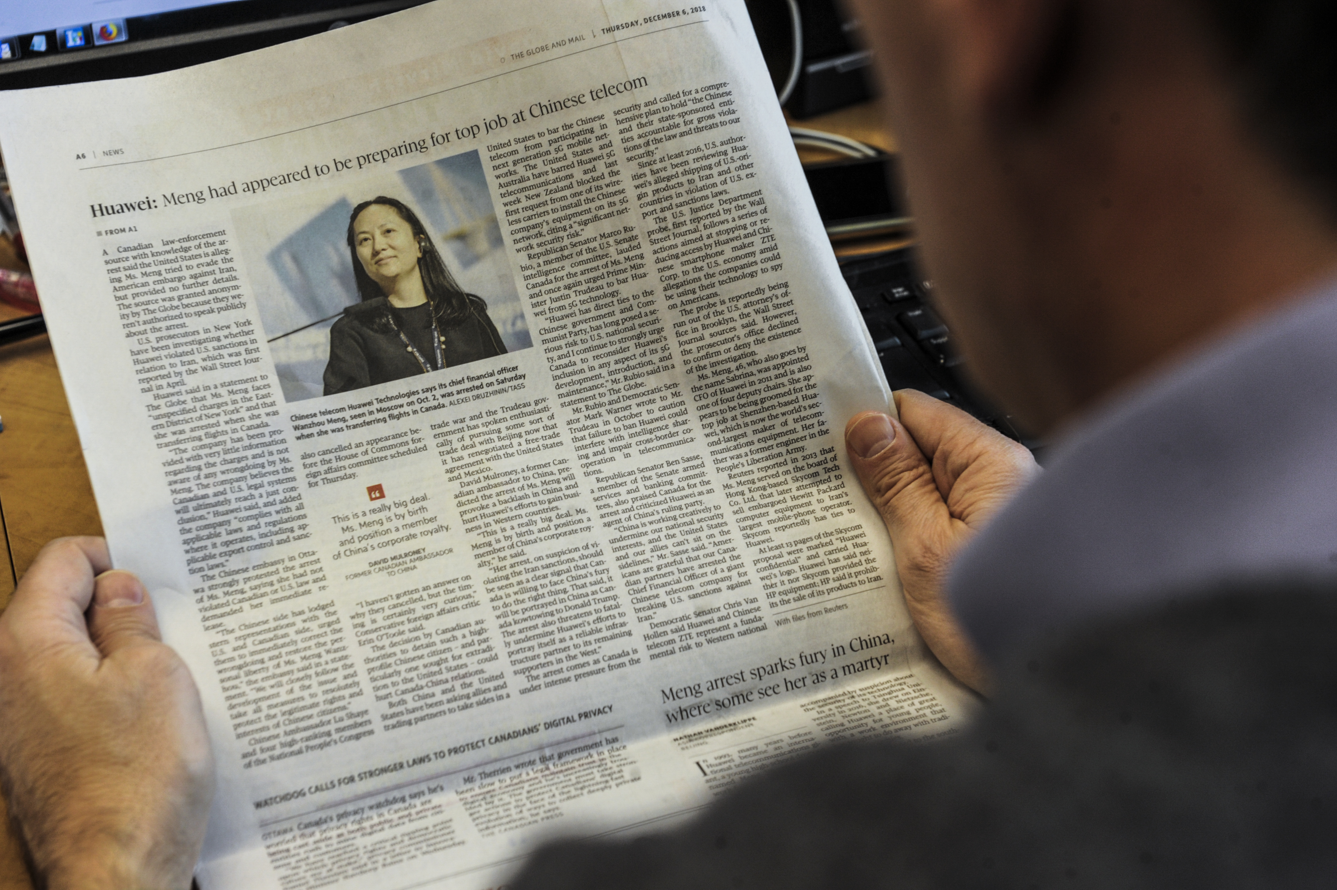 Trudeau niega intervención política en detención de directora financiera de Huawei - huawei-1