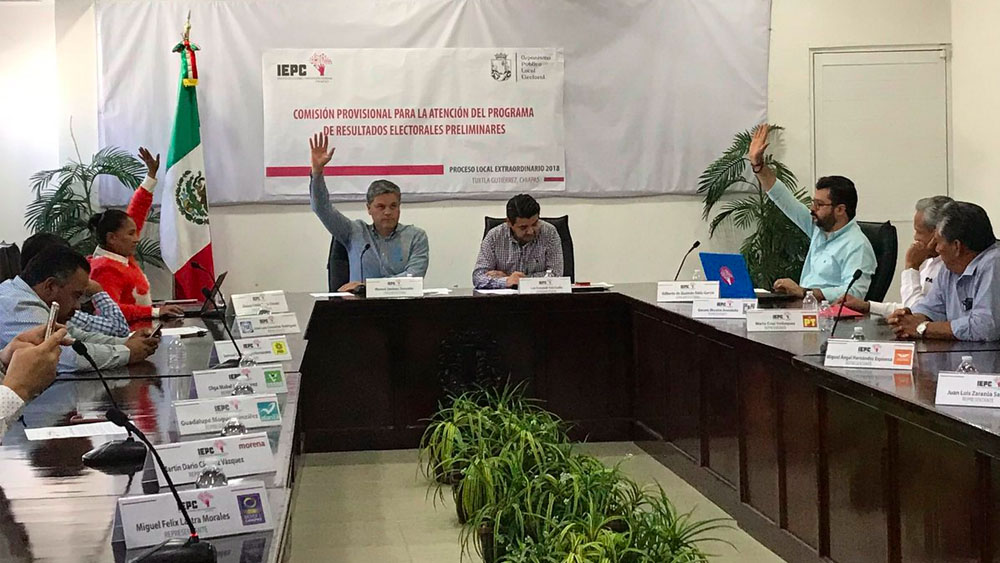 Concluye comisión del PREP por elecciones extraordinarias en Chiapas