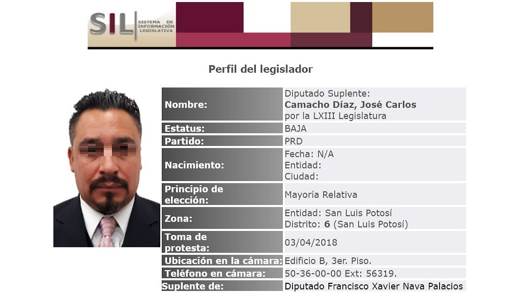 Detienen a exdiputado suplente por homicidio - jose-carlos-camacho-diaz