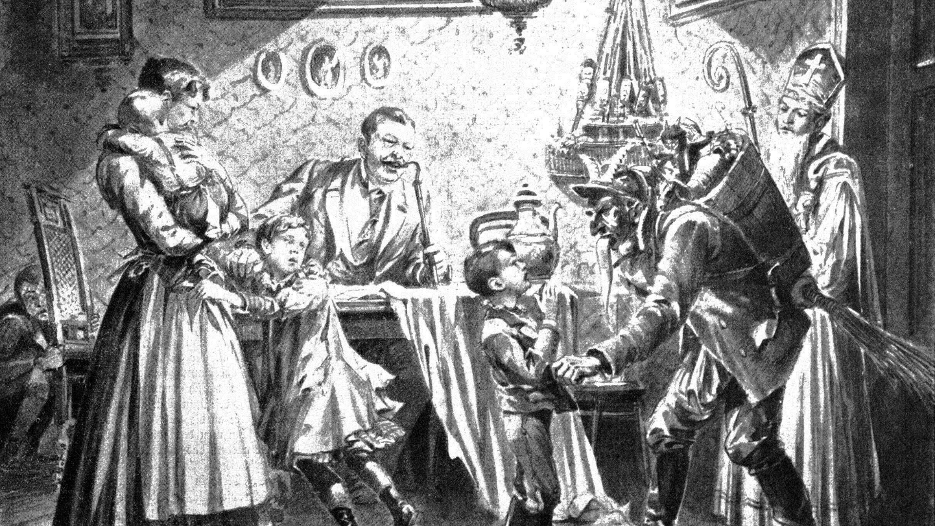 Krampus, el demonio que castiga a los niños desobedientes