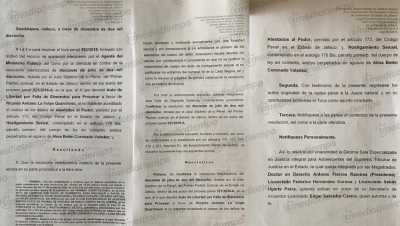 Confirman auto de libertad de La Volpe en juicio contra podóloga - la-volpe-podologa