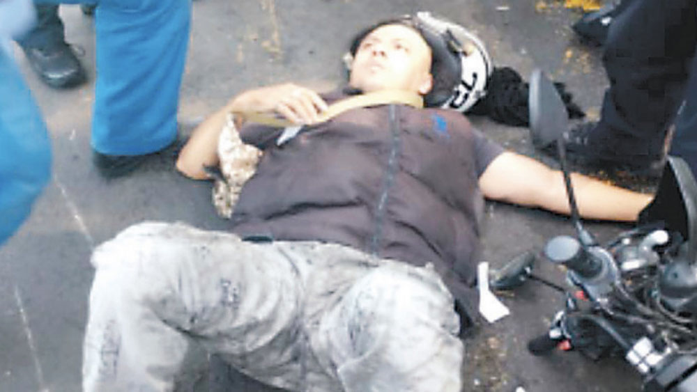 Familiares de asaltante irrumpen en hospital para ayudarlo a escapar