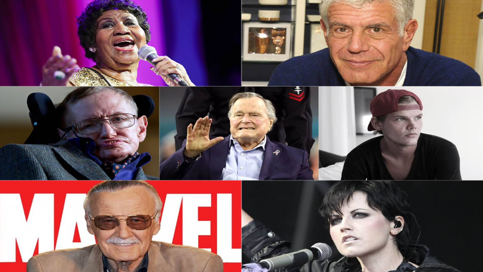 Las personalidades que murieron en 2018