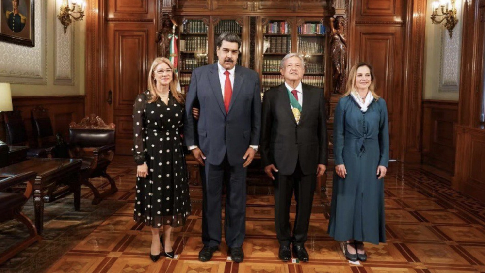 AMLO y Maduro se reunieron en Palacio Nacional AMLO y Maduro se reunieron en Palacio Nacional