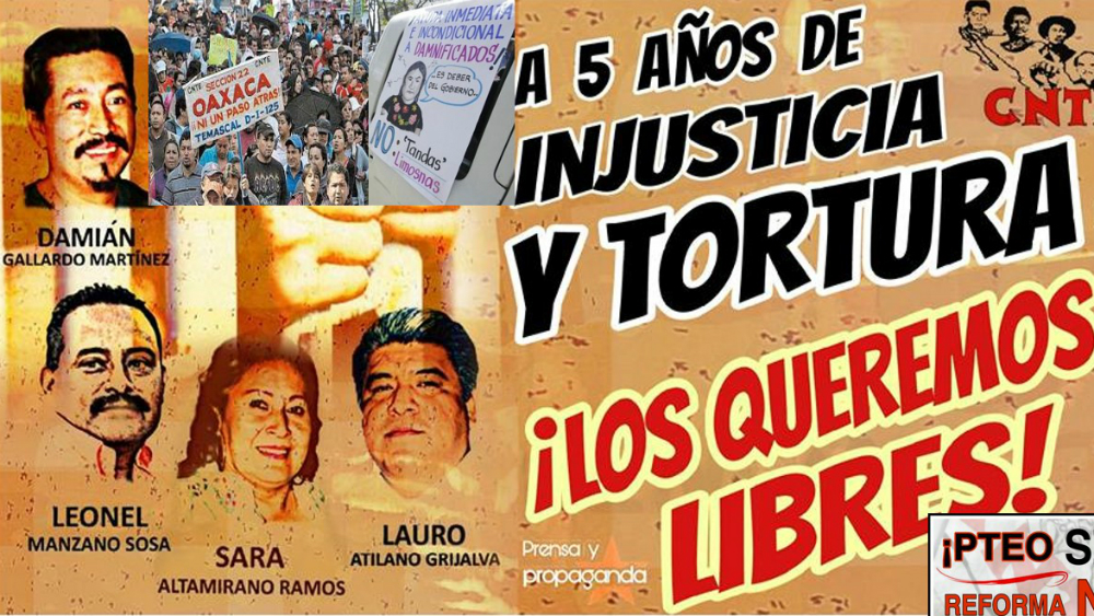 Son liberadas 12 personas ligadas a la CNTE