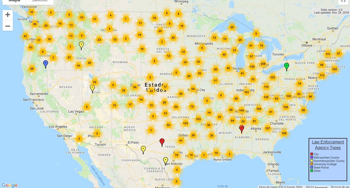 FBI documenta 6.2 millones de delitos penales en EE.UU. - mapa-interactivo-de-delitos-cometidos-en-eeuu