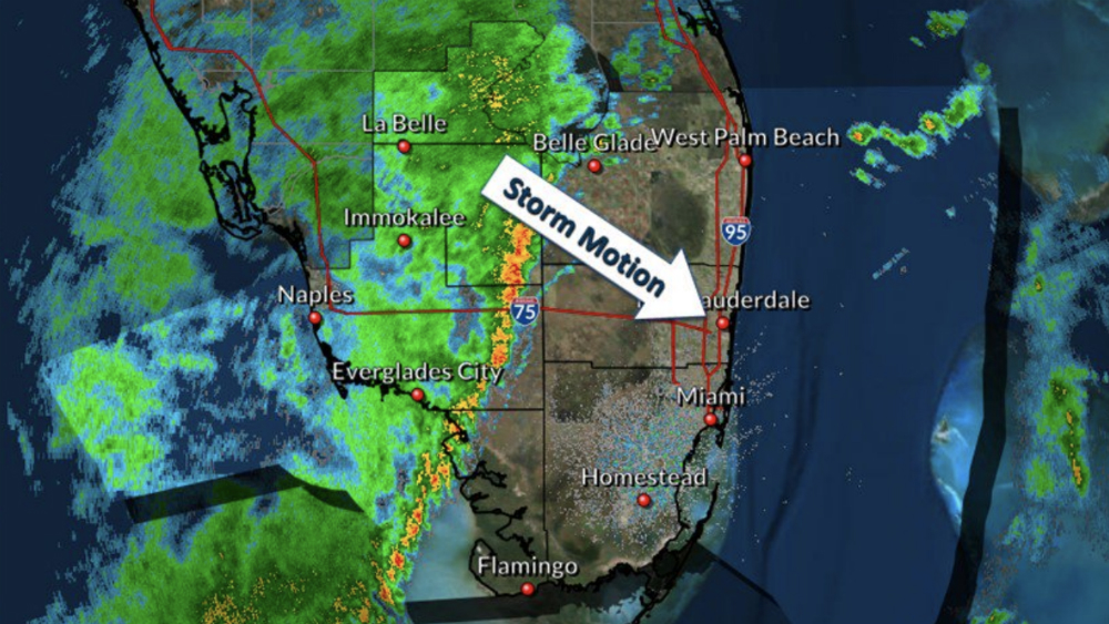 Vigilancia de tormentas severas para una parte de Miami