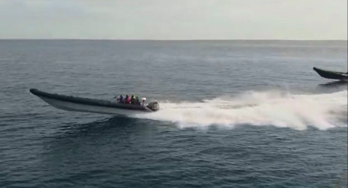 #Video Persecución de narcolancha en Málaga