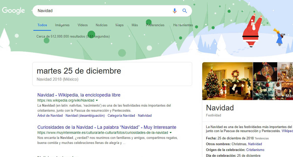 Google esconde truco de Navidad en su buscador - navidad-1