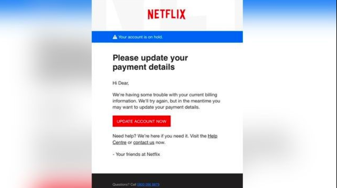 Surge nueva estafa a través de correo de Netflix - netflix-correo