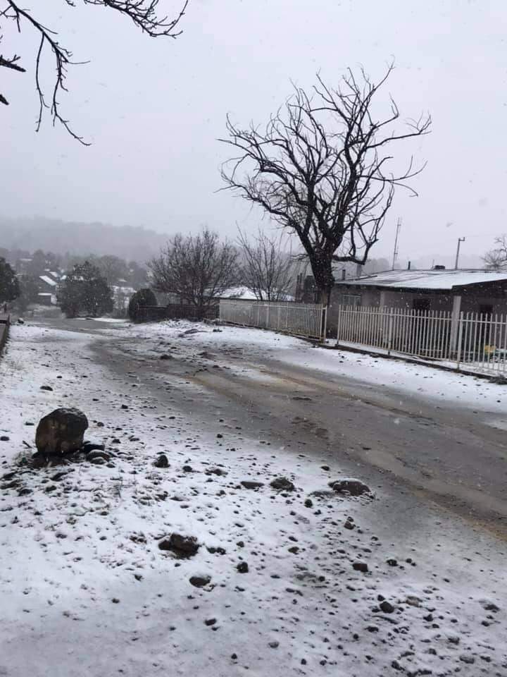 Nieva en ciudades de Sonora y Chihuahua - nevadas-sonora