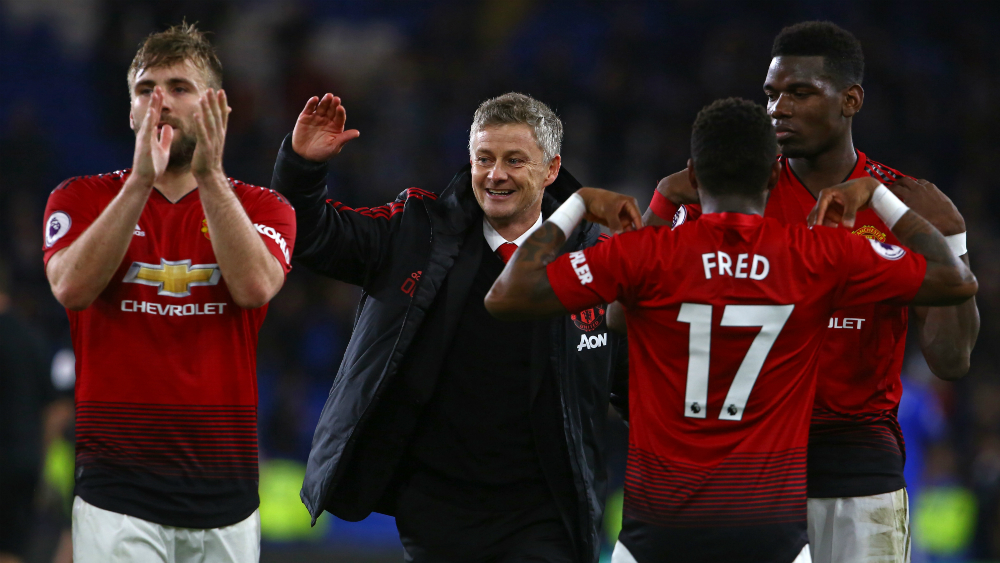 Manchester United golea en primer duelo de Solskjær como DT interino