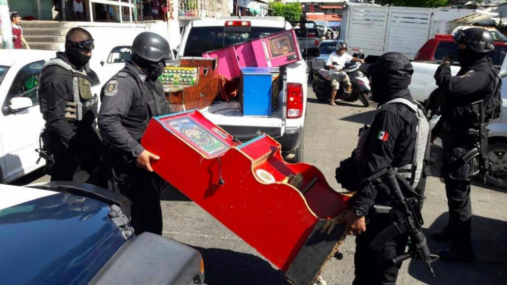 Operativo en Mercado Central de Acapulco deja cinco detenidos