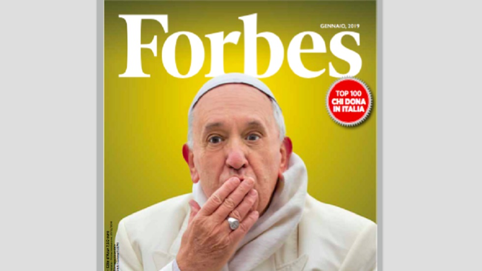 Forbes da su portada al papa Francisco