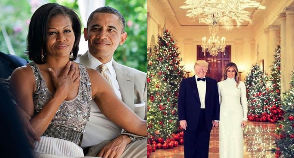 Las distintas felicitaciones navideñas de Obama y Trump