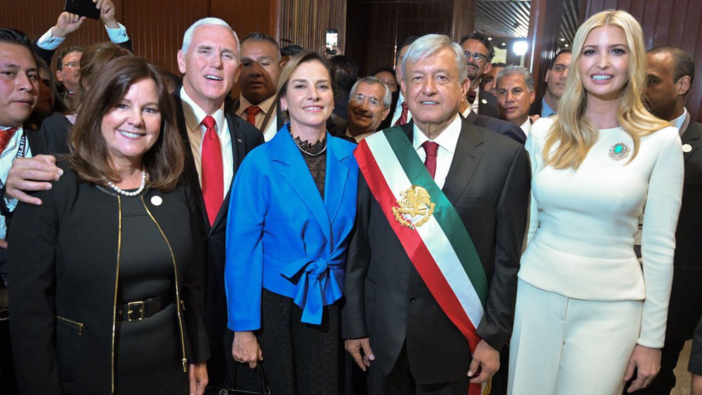 Ivanka Trump y Pence regresan a EE.UU. tras toma de protesta de AMLO Ivanka Trump y Pence regresan a EE.UU. tras toma de protesta de AMLO