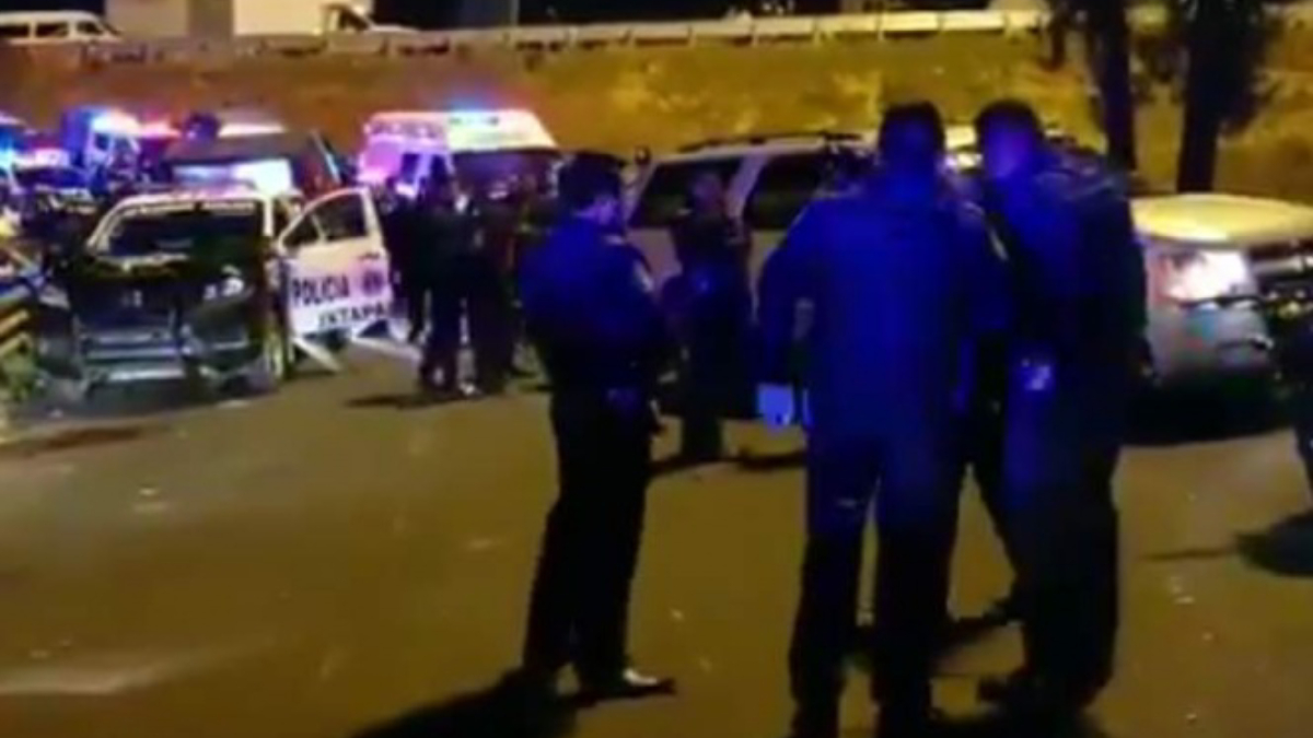 Detienen a ocho hombres tras persecución y balacera en Ixtapaluca