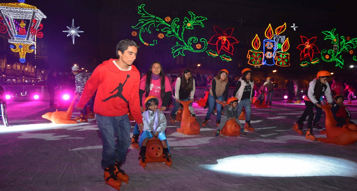 Interrumpirán servicio en Metrobús L4 por pista de hielo - pista-de-hielo