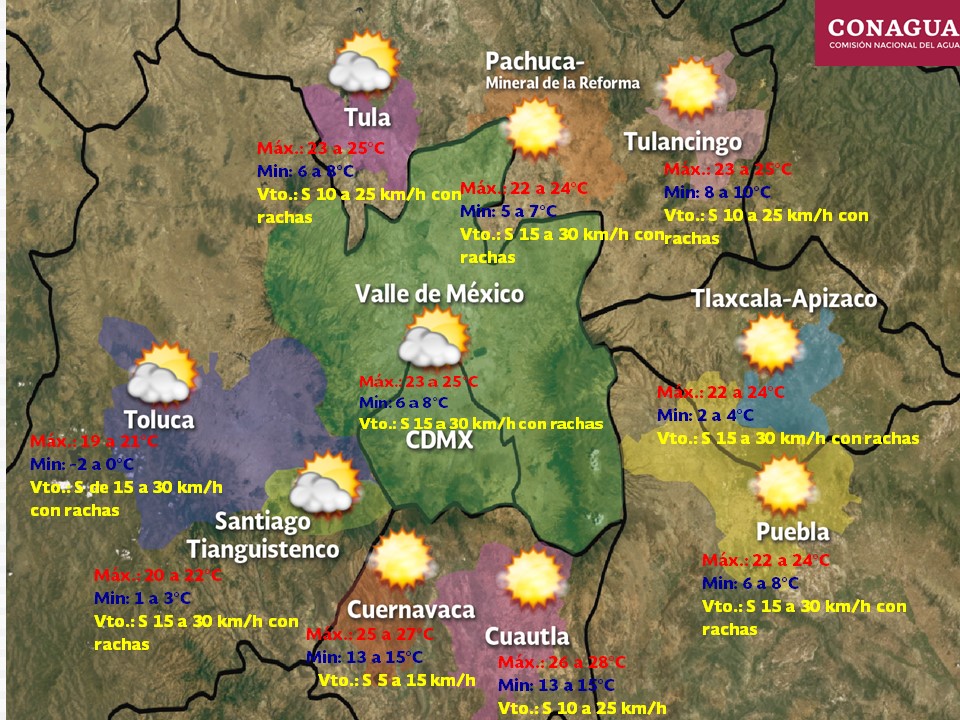 Continuará el ambiente muy frío en el norte de México - pronostico-3012-3