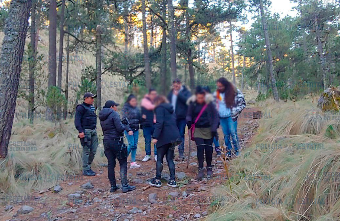 Rescatan a 10 personas en el Nevado de Toluca