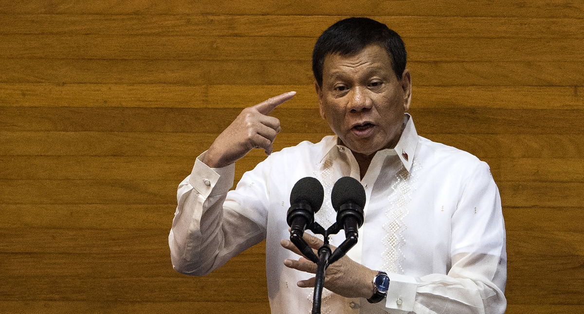 Duterte asegura que se “curó” de la homosexualidad