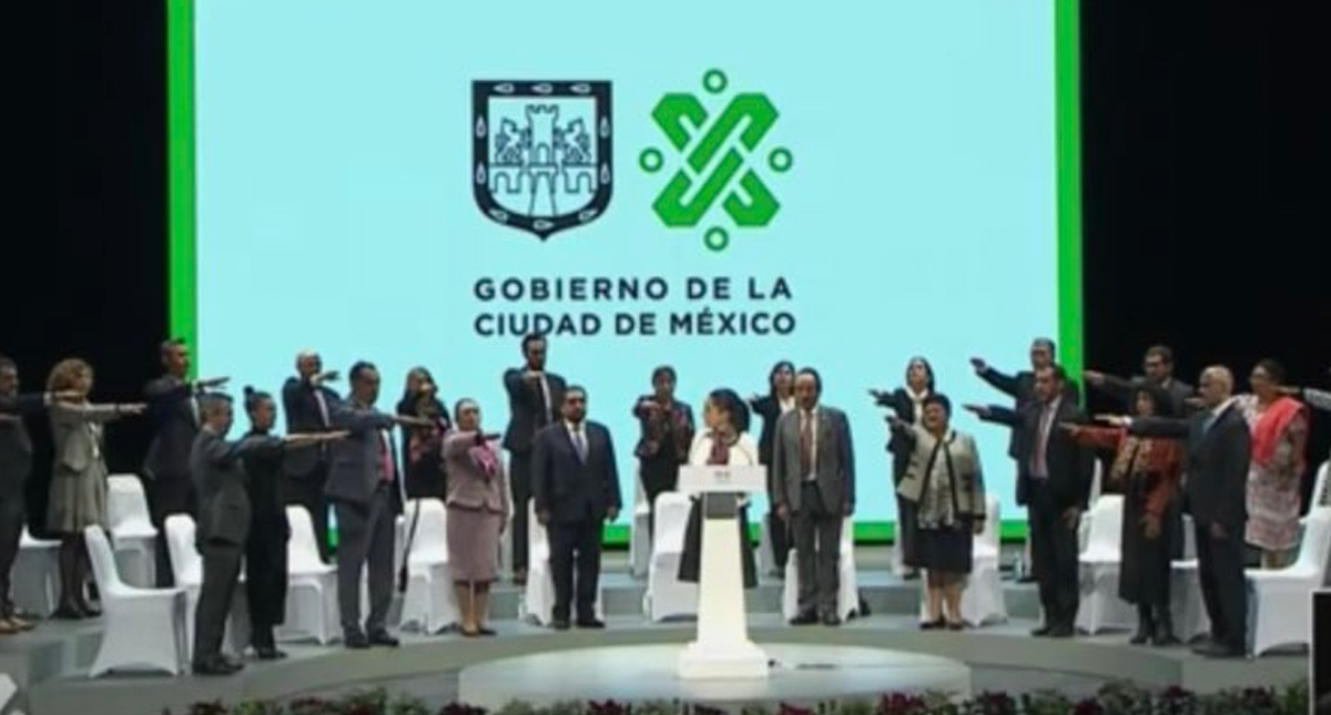 Sheinbaum toma protesta a gabinete capitalino