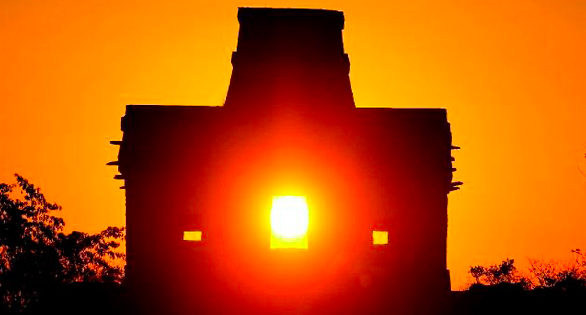 Aprecian solsticio de invierno en zonas arqueológicas de Yucatán
