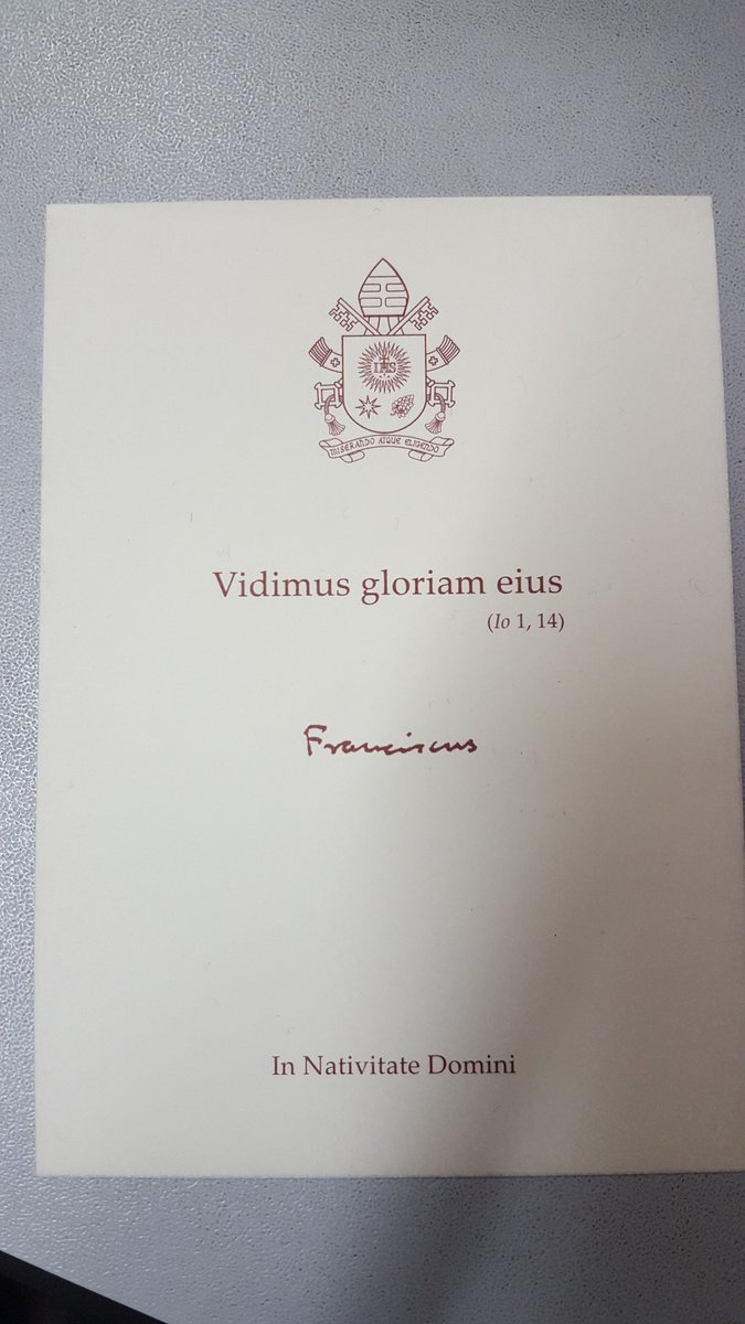 Así son las tarjetas que comparte el papa Francisco en Navidad - tarjeta-papa-francisco-navidad