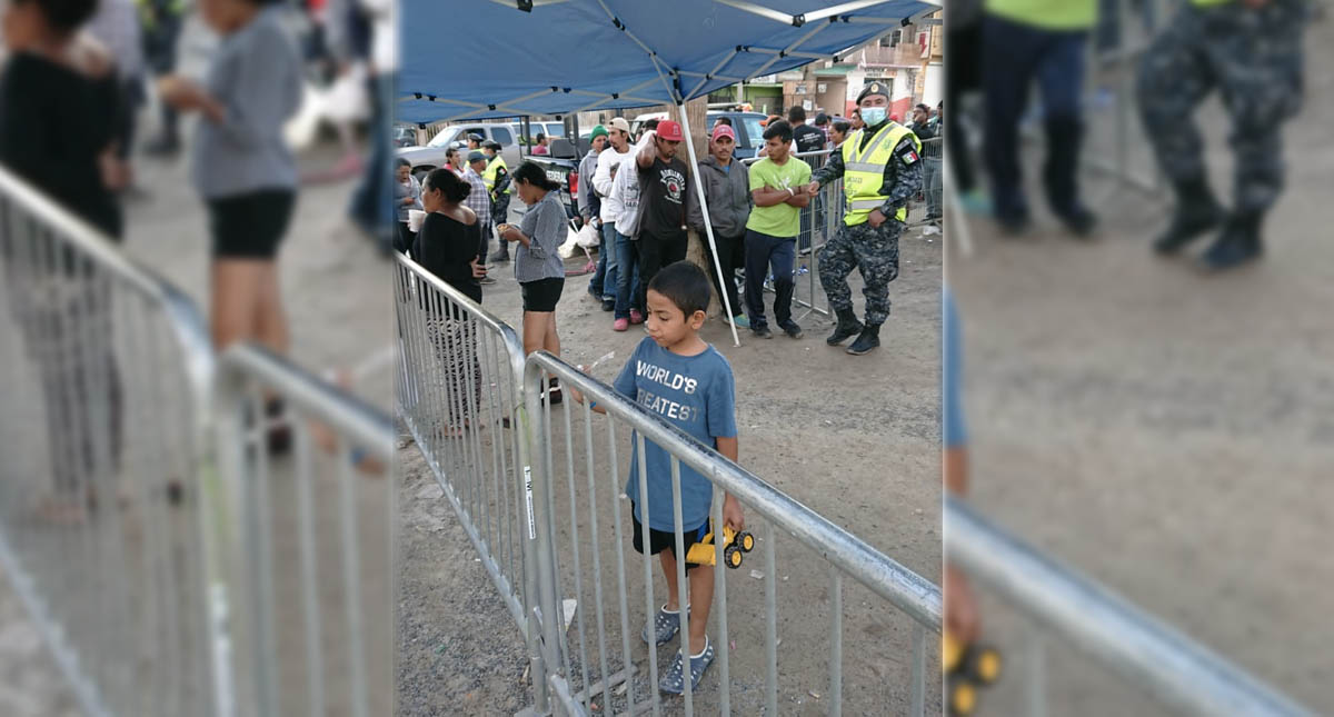 Migrantes pedirán indemnización y salida del presidente hondureño si no son aceptados en EE.UU. - tijuana-albergue-baja-california-migrantes