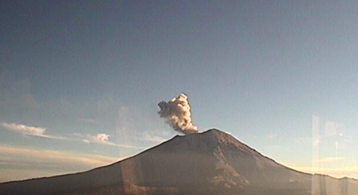 Popocatépetl registra 67 exhalaciones en las últimas 24 horas